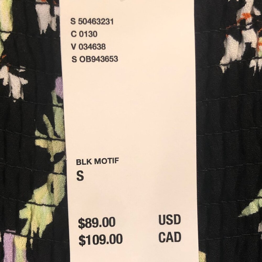 Urban Outfitters Margarete Mixed Print Assymetrical Maxi Dress - Picture 6 of 6